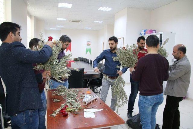 14 Şubat&rsquo;ta G&uuml;l Demeti Yerine Zeytin Dalı Demeti 2