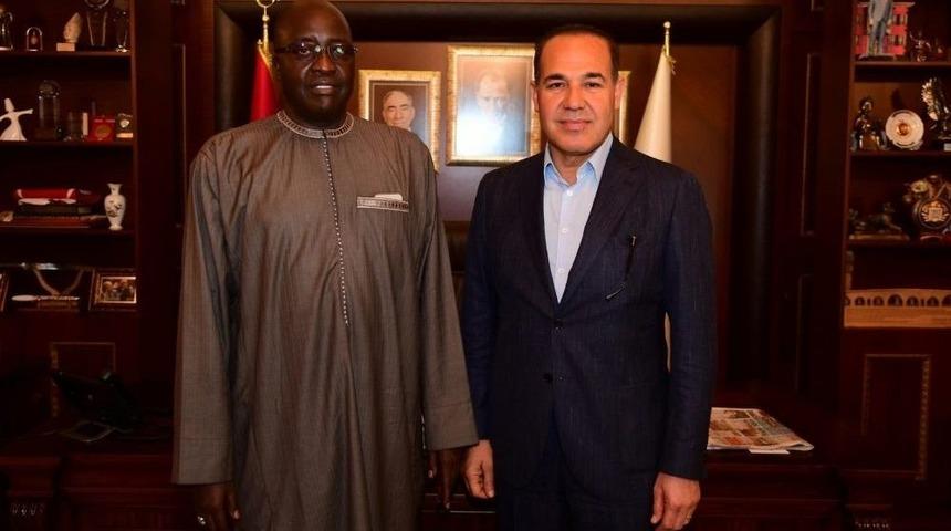 Başkan S&ouml;zl&uuml; Senegal B&uuml;y&uuml;kel&ccedil;isi&rsquo;ni Ağırladı
