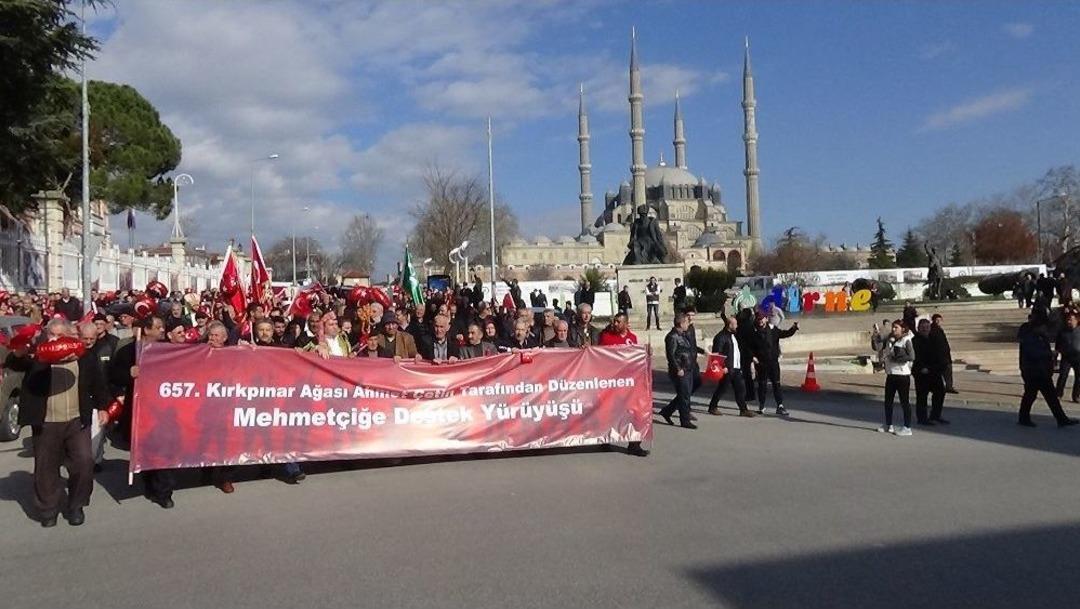 Edirne&rsquo;den Zeytin Dalı Harekatı&rsquo;na Destek Y&uuml;r&uuml;y&uuml;ş&uuml;