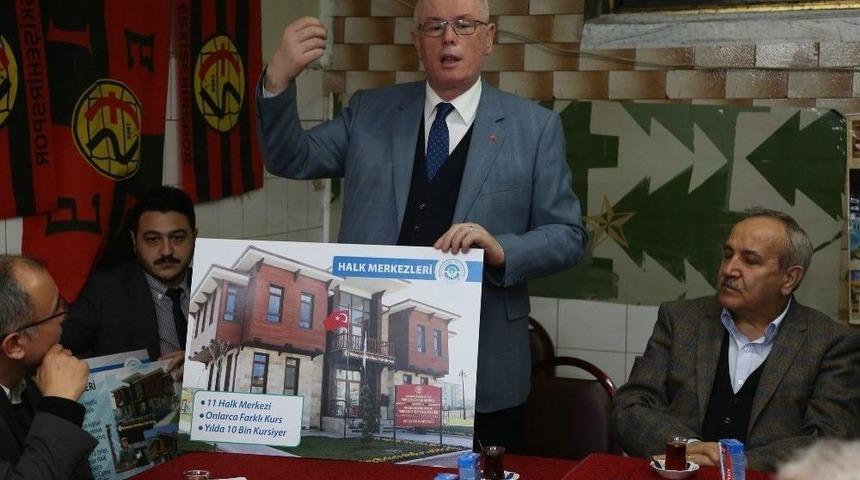 Başkan Kurt Sandık&ouml;z&uuml; K&ouml;yl&uuml;leri Derneği &Uuml;yeleri İle Buluştu