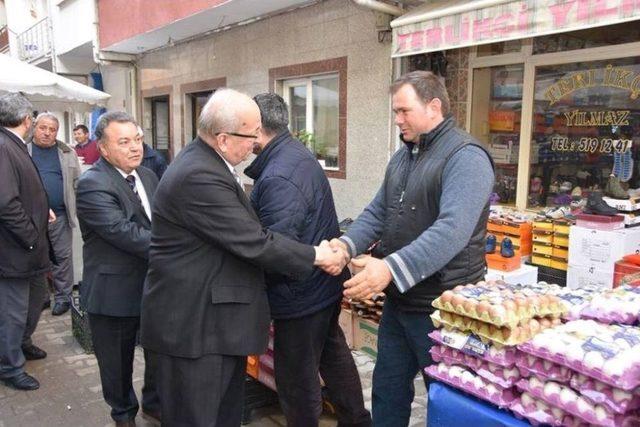 Başkan Albayrak S&uuml;leymanpaşa Ve Şark&ouml;y&rsquo;de Esnaf Ve Vatandaşlarla Bir Araya Geldi 1