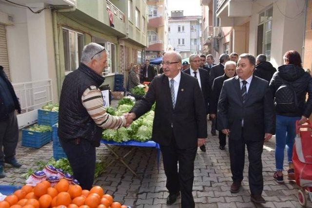 Başkan Albayrak S&uuml;leymanpaşa Ve Şark&ouml;y&rsquo;de Esnaf Ve Vatandaşlarla Bir Araya Geldi 3
