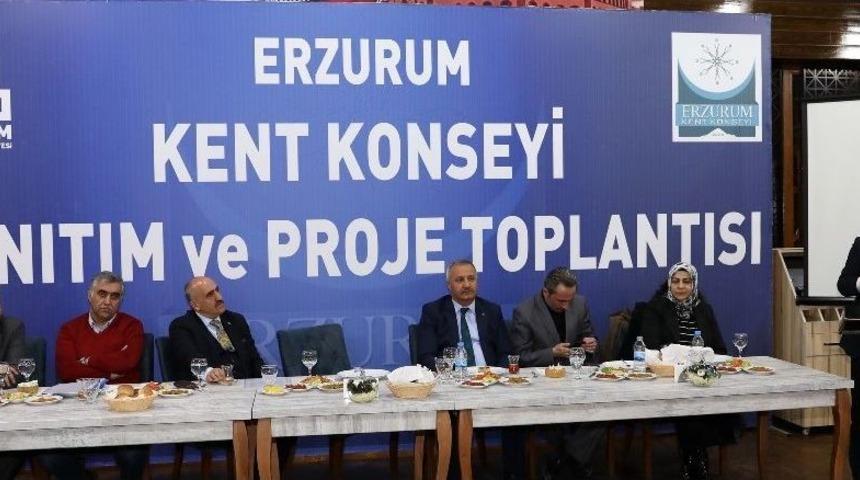Erzurum Kent Konseyi&rsquo;nden Tanıtım Ve Proje Toplantısı