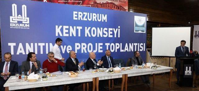 Erzurum Kent Konseyi’nden Tanıtım Ve Proje Toplantısı