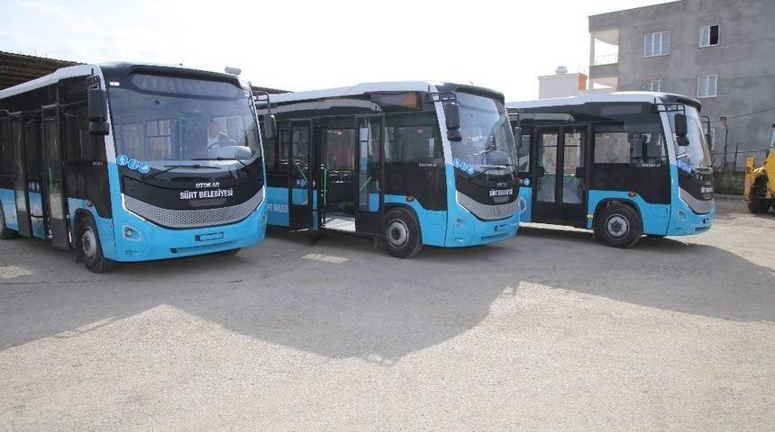 Siirt Belediyesine 3 Otob&uuml;s