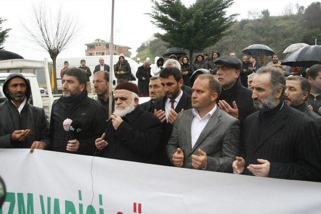 Trabzon’da Katı Atıktan Elektrik Üretilecek Tesise Protesto