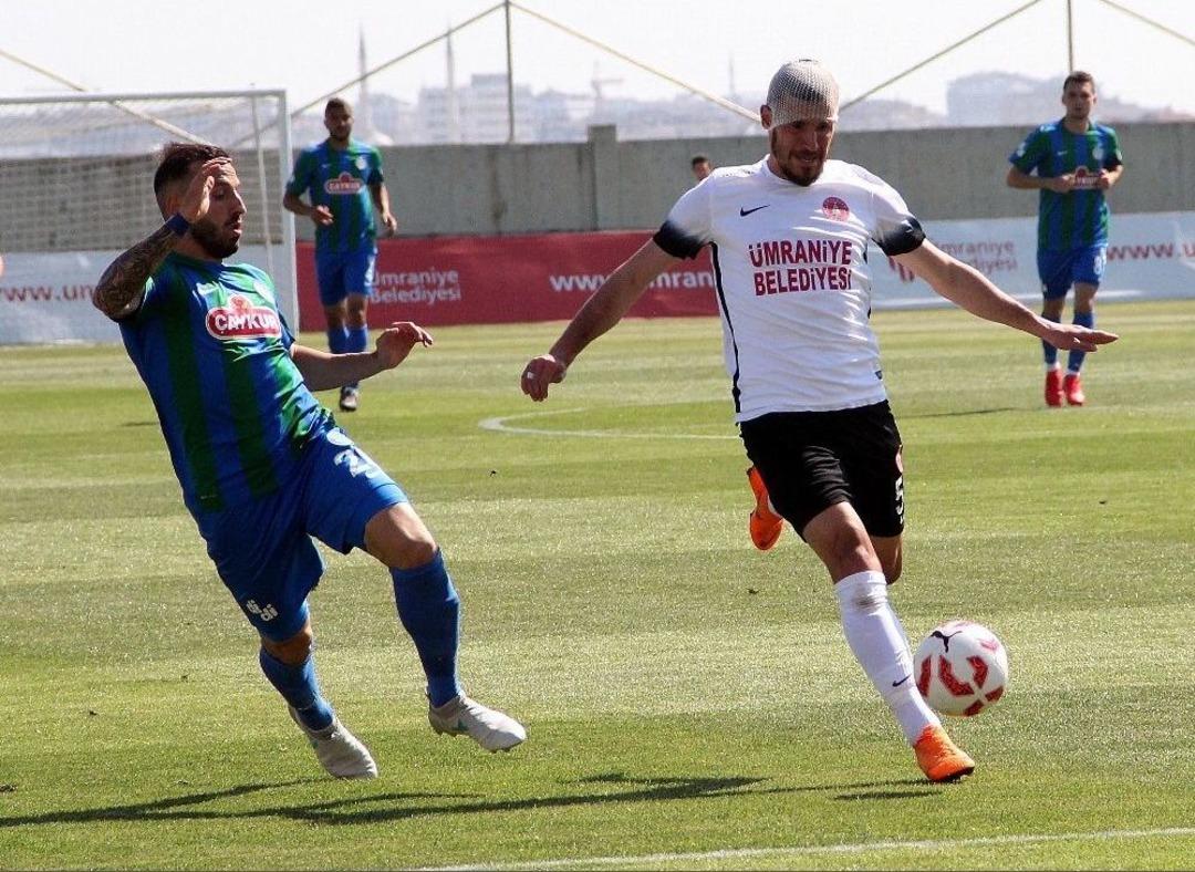 Spor Toto 1. Lig: &Uuml;mraniyespor: - &Ccedil;aykur Rizespor: 1 (ma&ccedil; Sonucu)