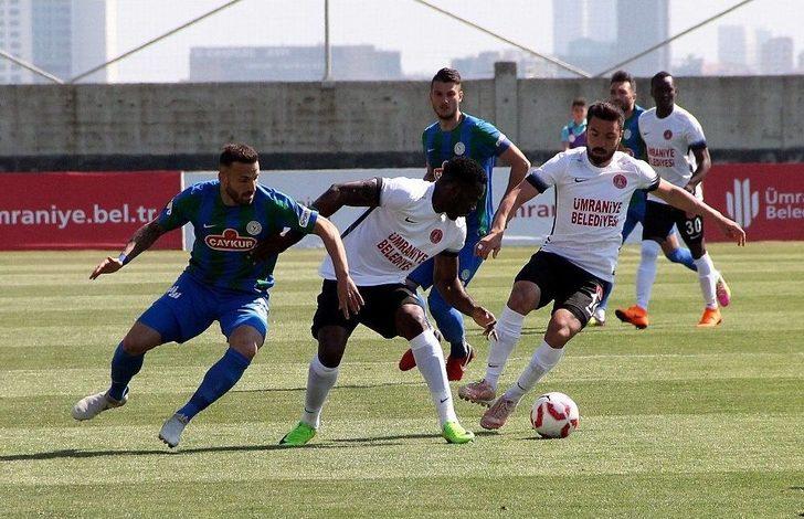 Spor Toto 1. Lig: Ümraniyespor: - Çaykur Rizespor: 1 (maç Sonucu) G1