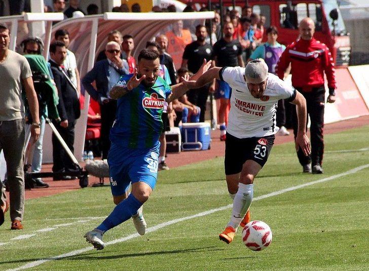 Spor Toto 1. Lig: Ümraniyespor: - Çaykur Rizespor: 1 (maç Sonucu) G5