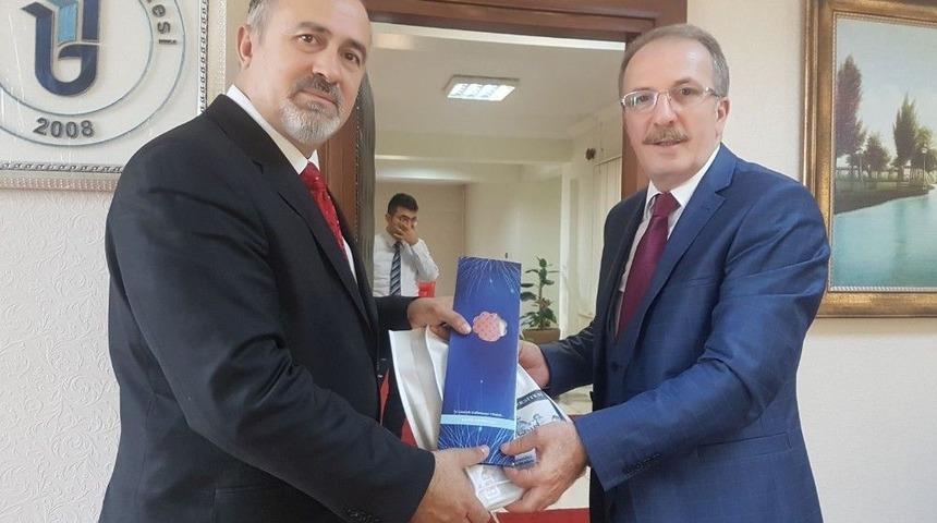 İhlas Haber Ajansı&rsquo;ndan Rekt&ouml;r Orhan Uzun&rsquo;a Ziyaret