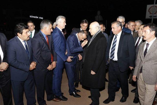 Mhp Genel Başkanı Bah&ccedil;eli Antalya&rsquo;da 1