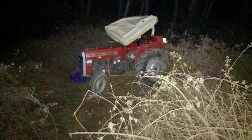 Trakt&ouml;r Dere Yatağına U&ccedil;tu: 1 &Ouml;l&uuml;