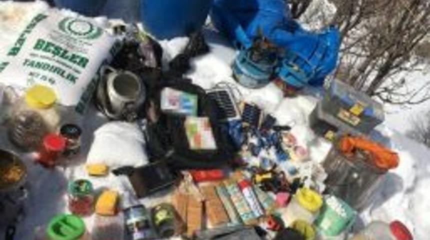 Tunceli&rsquo;de Pkk&rsquo;nın Kullandığı 5 Sığınak İmha Edildi