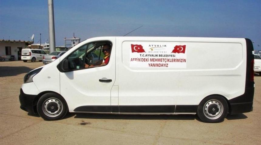 Mehmetçik’ten Ayvalık Belediyesi’ne Teşekkür