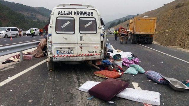 Kahramanmaraş’ta Feci Kaza: 9 Ölü, 7 Yaralı