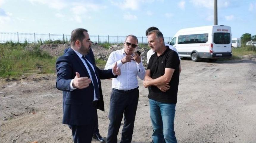 Fatsa Osb&rsquo;de Yol &Ccedil;alışması