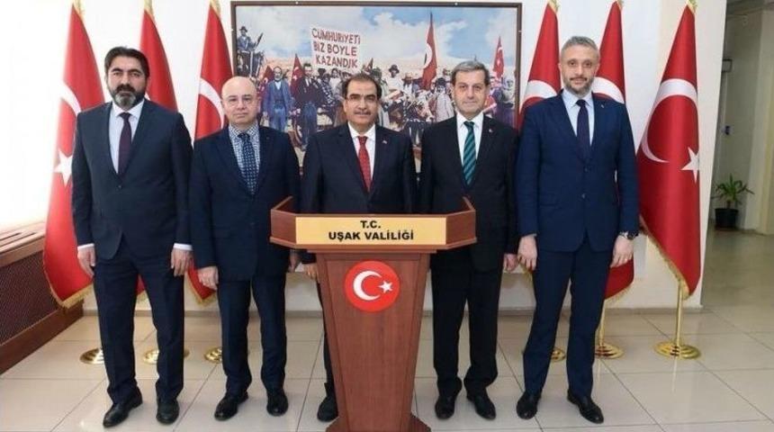 Gediz Ve Simav Heyeti’nden Uşak Valisi Demir’e Ziyaret