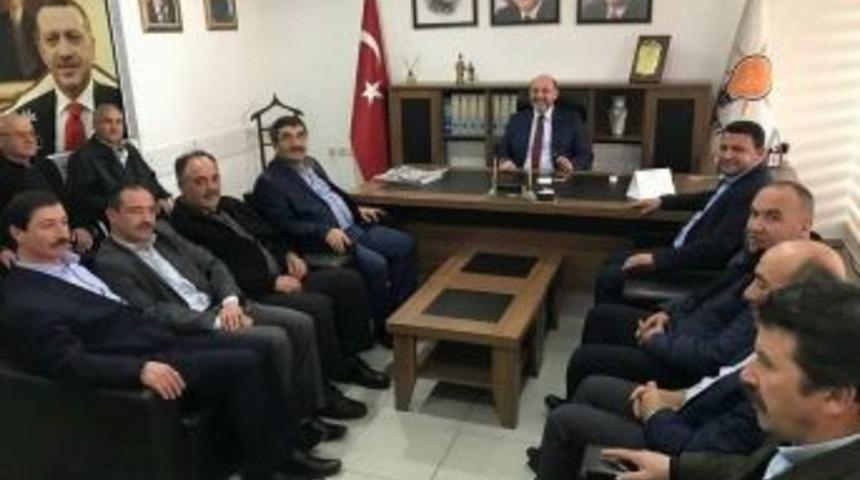 Dumlupınar Ak Parti Heyeti&rsquo;nden Başkan &Ccedil;etinbaş&rsquo;a &rsquo;hayırlı Olsun&rsquo; Ziyareti