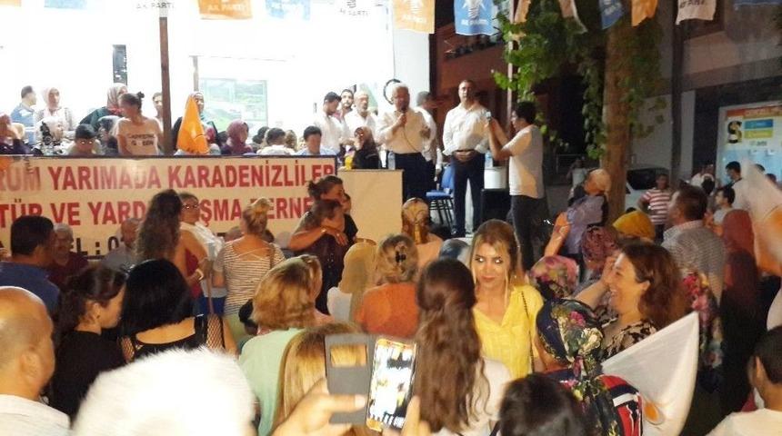 Ak Parti Bodrum Konacık&rsquo;ta Sokak Mitingi Yaptı