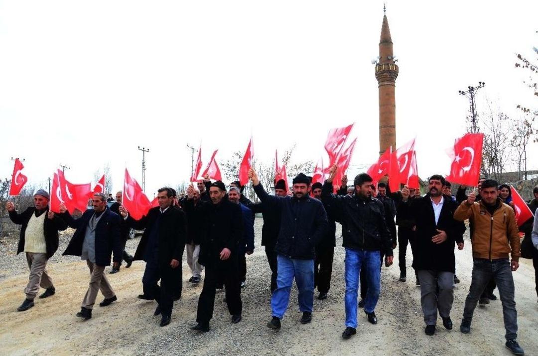Muş&rsquo;tan Afrin Kahramanlarına Destek