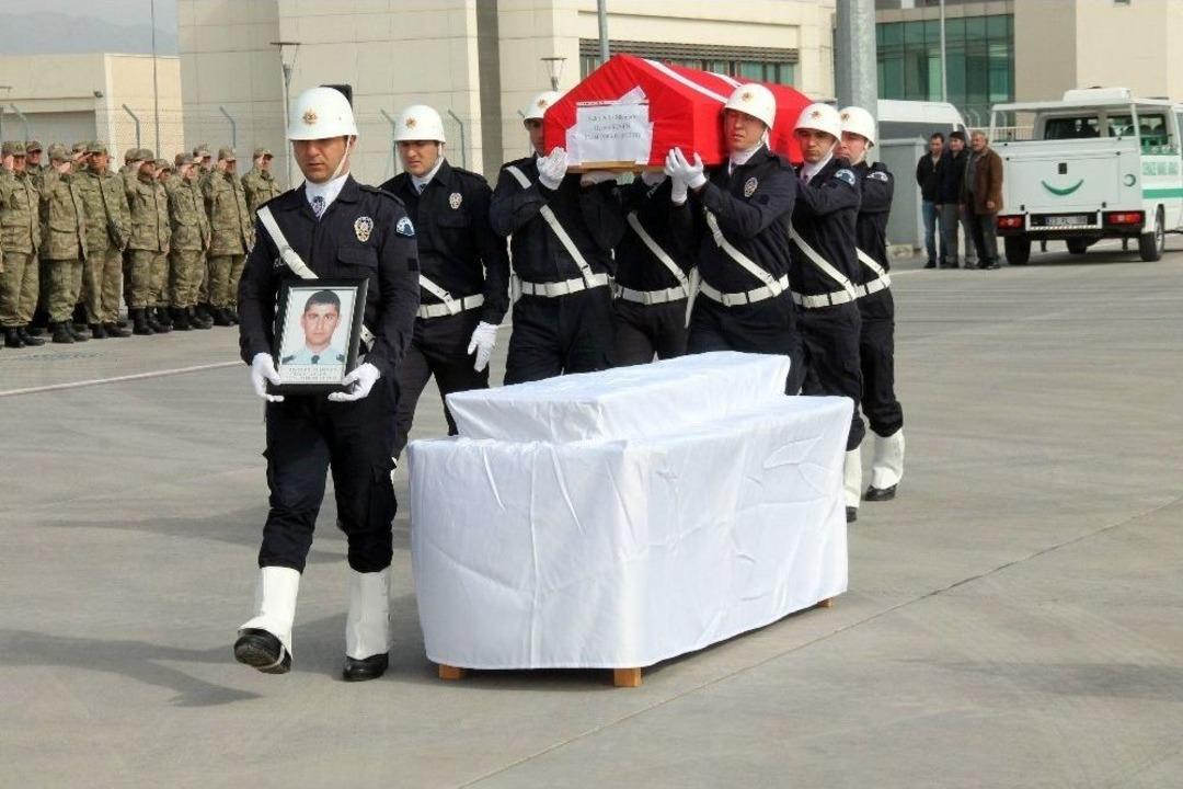 Kazada Şehit D&uuml;şen Polis Memuru Memleketine Uğurlandı