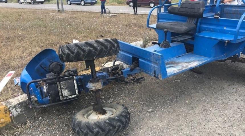 Zonguldak’ta Patpat Kazası; 1 Yaralı