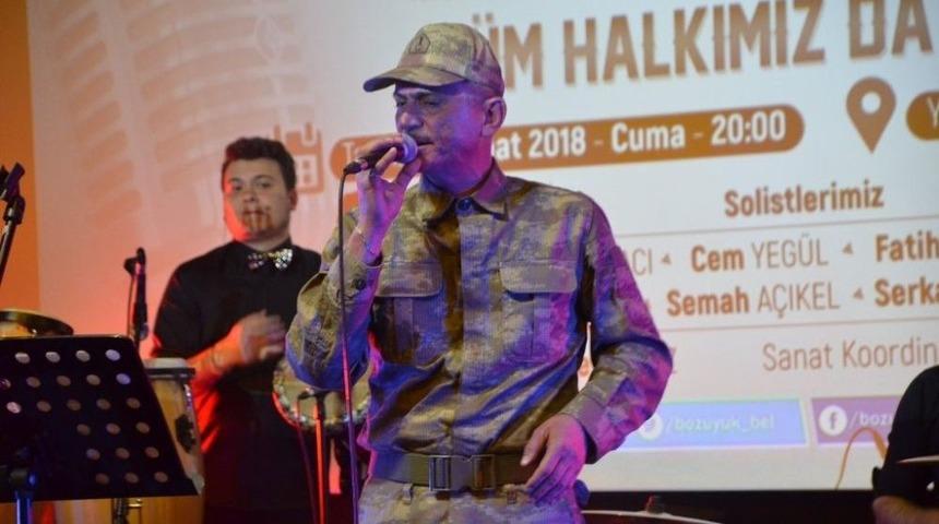 Boz&uuml;y&uuml;k&rsquo;te M&uuml;ziğe G&ouml;n&uuml;l Vermiş Sesler Afrin İ&ccedil;in S&ouml;yledi