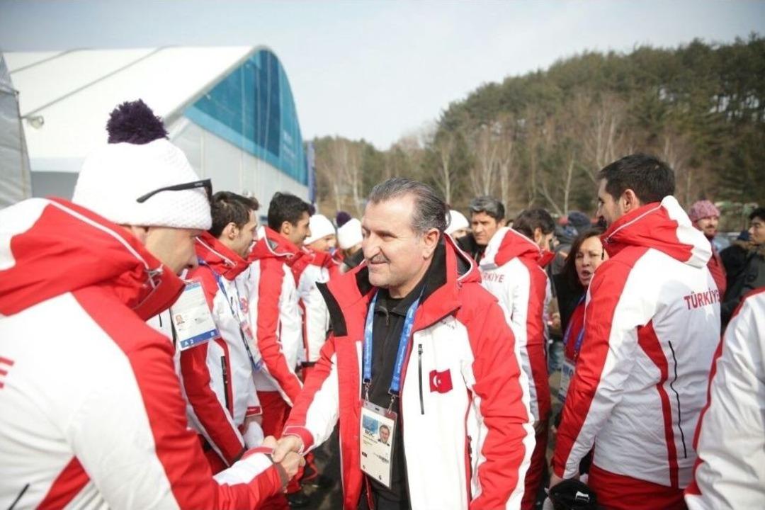 Bakan Bak, G&uuml;ney Kore&rsquo;de Olimpiyat K&ouml;y&uuml;n&uuml; Ziyaret Etti