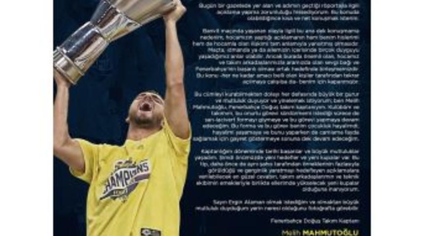 Melih Mahmutoğlu&rsquo;ndan Ergin Ataman&rsquo;a Cevap