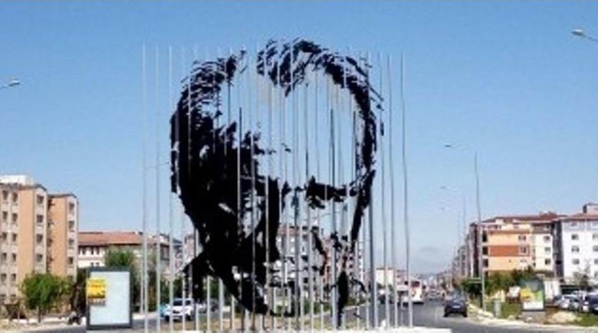 Tekirdağ&rsquo;da &Uuml;&ccedil; Boyutlu Atat&uuml;rk Silueti