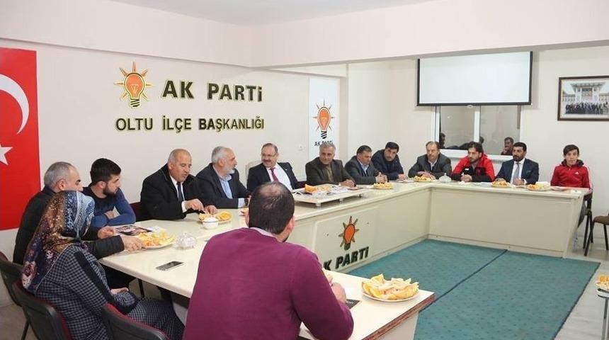 Milletvekili Delig&ouml;z, Ak Parti Teşkilatını Dinledi