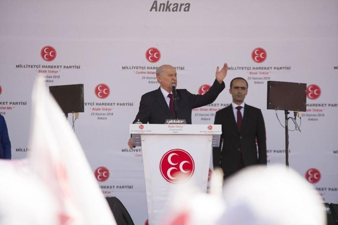 Mhp Lideri Bah&ccedil;eli: "ince, İnceldiği Yerden Yarın Kopacaktır"