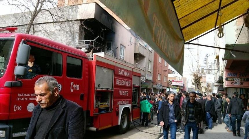 Batman&rsquo;da İş Yeri Yangını