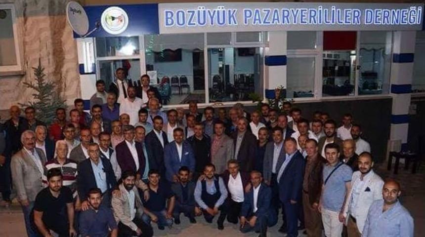 Başkan Yalçın, Pazaryerililerle Bir Araya Geldi