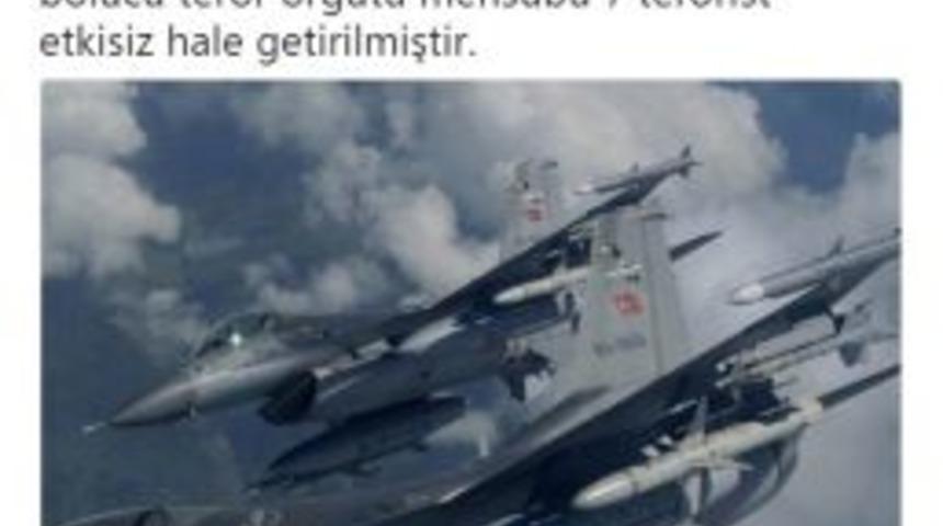 Tsk: "7 Ter&ouml;rist Etkisiz Hale Getirildi"
