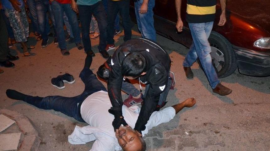 Adana’da Motosiklet Sürücüsü Hafif Yaralandı