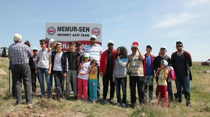 Memur-senliler Ağa&ccedil; Dikme Etkinliğinde Buluştu