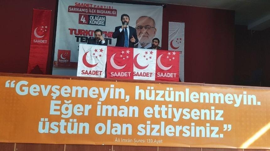 Saadet Partisi Sarıkamış 4. Olağan İl&ccedil;e Kongresi Yapıldı