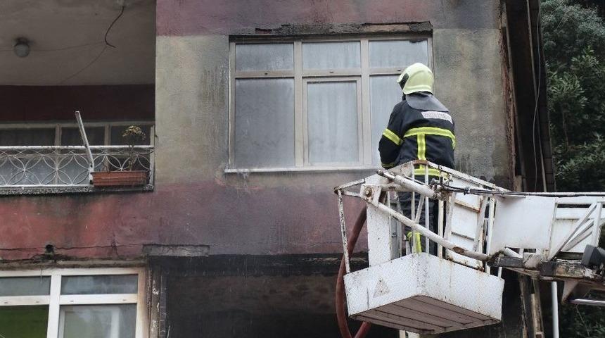 Kozlu&rsquo;da &Ccedil;ıkan Yangın Korkuttu