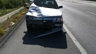 Afyonkarahisar’da Trafik Kazası, 2 Yaralı