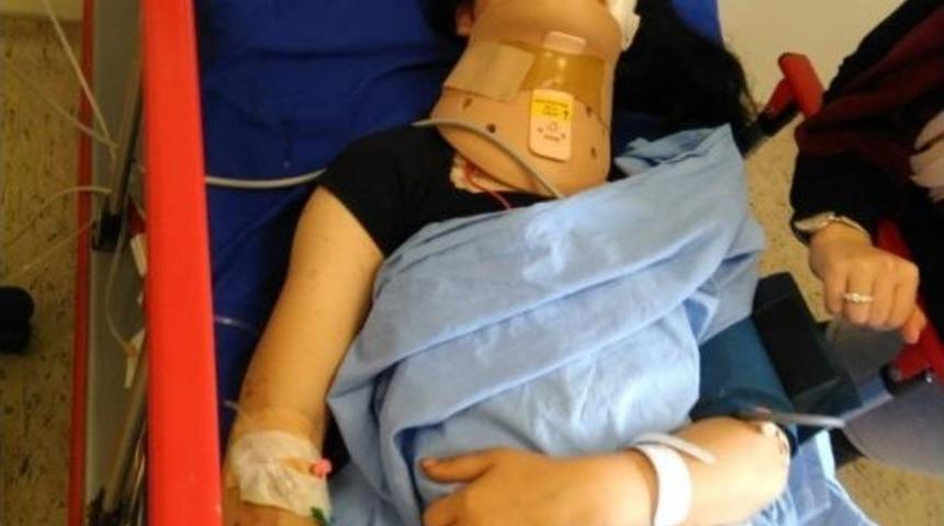 Trafik Kazasını Canlı Canlı Çekti