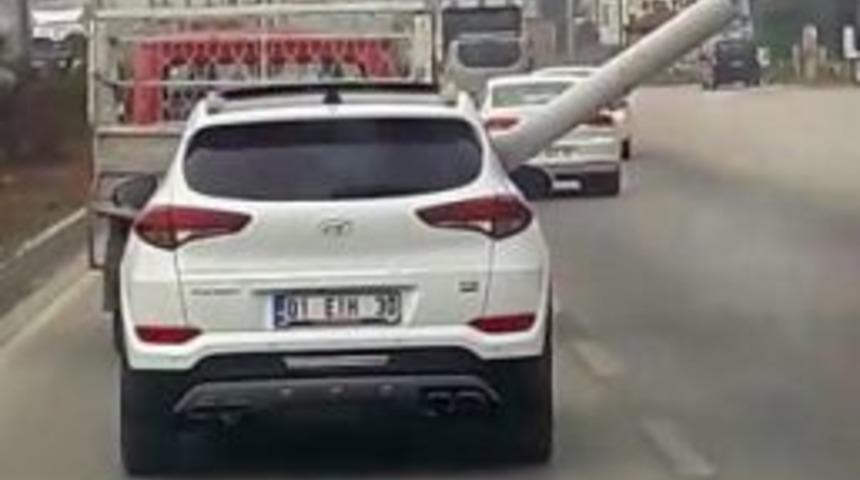 Cip İle Trafikte Boru Taşımacılığı