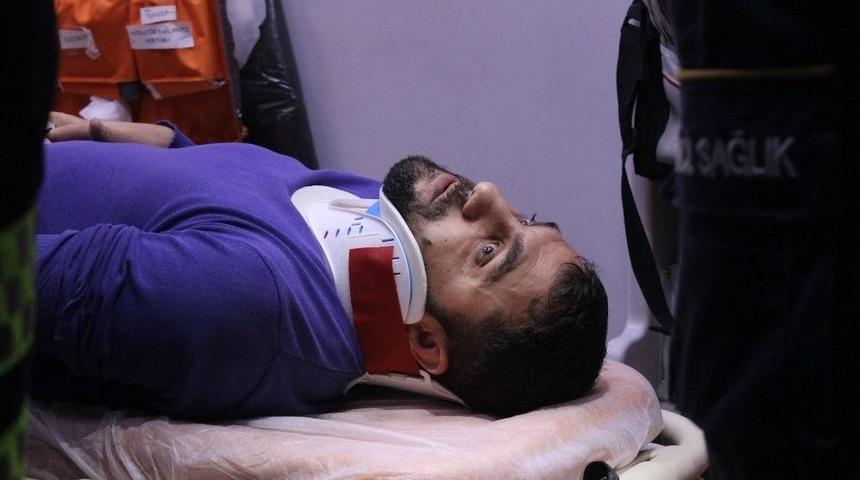 Hafif Ticari Ara&ccedil; Takla Attı: 1 Yaralı