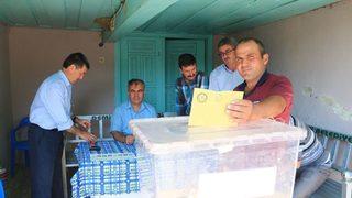 12 Seçmenli Mahallede Sandık Kapandı