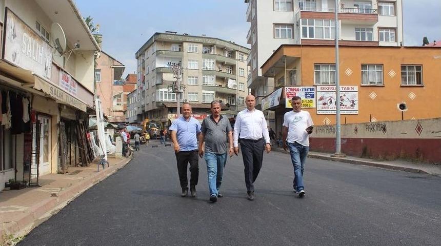 Tekkek&ouml;y&rsquo;de Asfalt &Ccedil;alışması