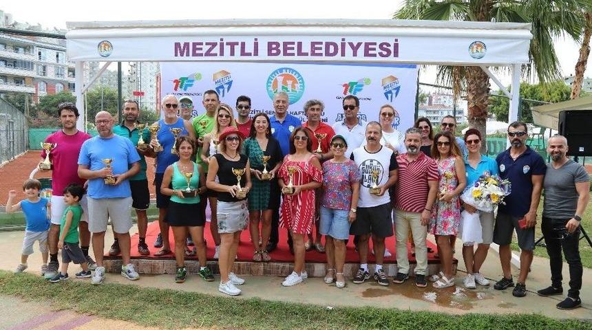 Mezitli Senyör Haftasonu Tenis Turnuvası Sona Erdi
