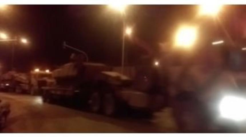 Afrin&rsquo;e Askeri Sevkıyat S&uuml;r&uuml;yor