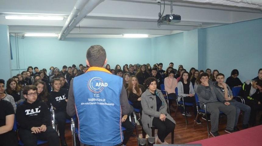 Afad&rsquo;tan Lise &Ouml;ğrencilerine Eğitim