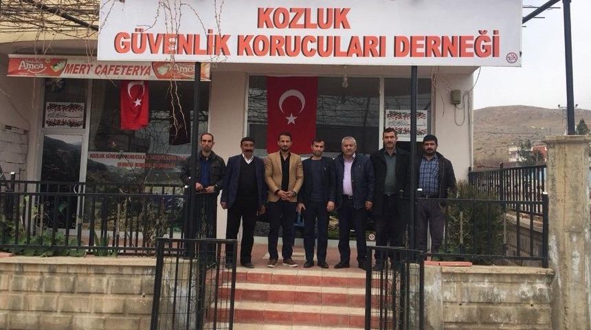 Başkan Şehitoğlu, Kozluk G&uuml;venlik Korucuları Derneğini Ziyaret Etti