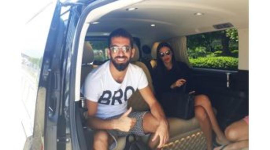 İstanbul&rsquo;da Oy Kullanan Arda Turan Soluğu Bodrum&rsquo;da Aldı